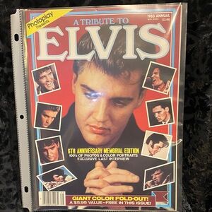 ELVIS : Photoplay presents “A Tribute To Elvis” 1983 Annual